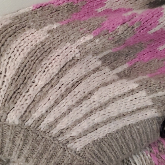 Abercrombie Vintage Fair Isle Wool Blend Cardigan Sweater - Picture 11 of 12